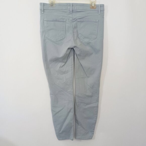 Paige Womens Verdugo Ankle Jeans Size 29 Light Gray Skinny Mid Rise Flawed - Picture 4 of 9